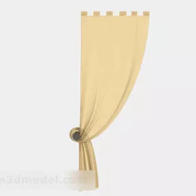 Yellow Curtain V2 3d model