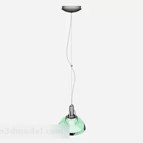 Green Chandelier V2 3d model