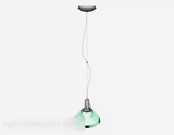 Green Chandelier V2 3d model Green Chandelier V2 3d model
