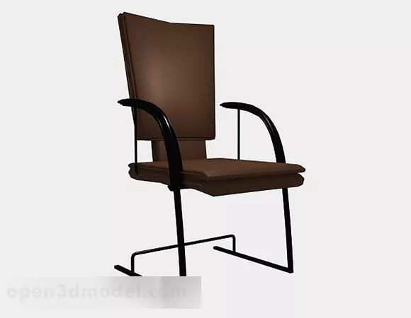 Brown Leisure Chair V1 3d model Brown Leisure Chair V1 3d model