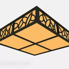 Square Frame Lamp Shade 3d model