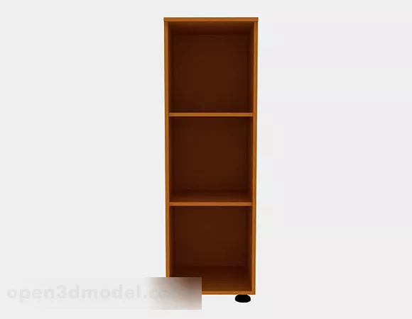 Brown Wooden Display Cabinet V1 3d model Brown Wooden Display Cabinet V1 3d model