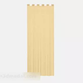 Yellow Curtain V3 3d model