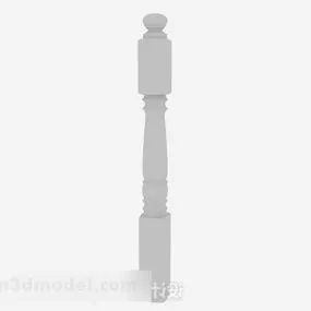 Gray Pillar V5 3d model