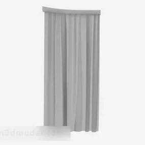 Gray Curtain V7 3d model