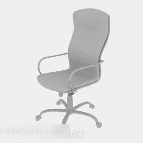 Gray Office Chair V20 3d model