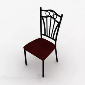 Black Home Chair 3d model