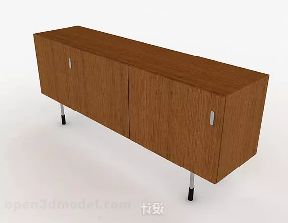 Tv Locker L Shape 3d model
