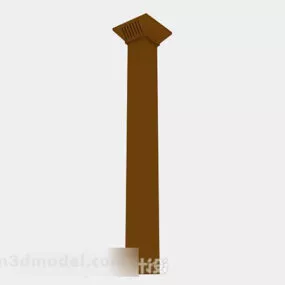 Brown Pillar V1 3d model