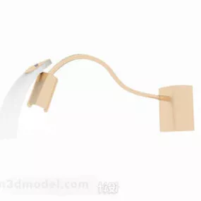 Modern Brass Wall Scone 3d model
