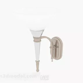 White Wall Lamp V3 3d model