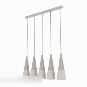 Modern Minimalist Chandelier V4 3d model