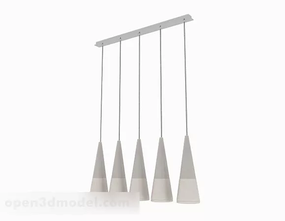 Modern Minimalist Chandelier V4 3d model Modern Minimalist Chandelier V4 3d model