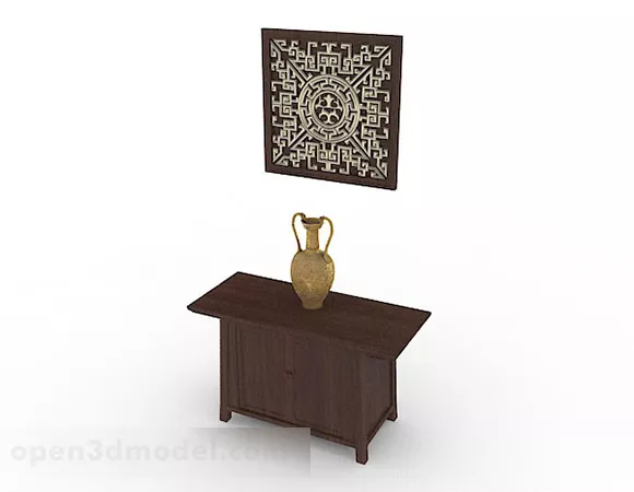 Chinese Style Furnishings 3d model Chinese Style Furnishings 3d model