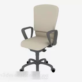Brown Office Chair V3 3d model