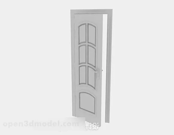 Gray Home Door V3 3d model Gray Home Door V3 3d model