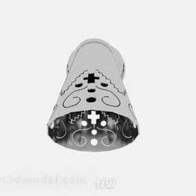 Gray Personality Wall Lamp 3d model