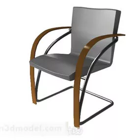 Gray Lounge Chair V6 3d model