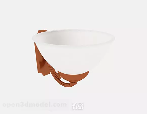 Home Simple Wall Lamp V3 3d model Home Simple Wall Lamp V3 3d model