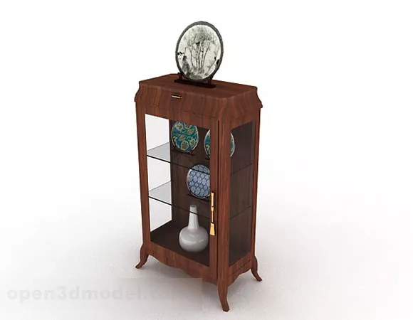Chinese Display Cabinet 3d model Chinese Display Cabinet 3d model