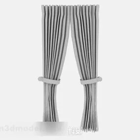 Gray Curtain V9 3d model