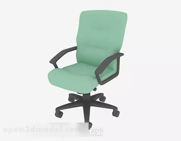 Green Office Chair V7 3d model Green Office Chair V7 3d model