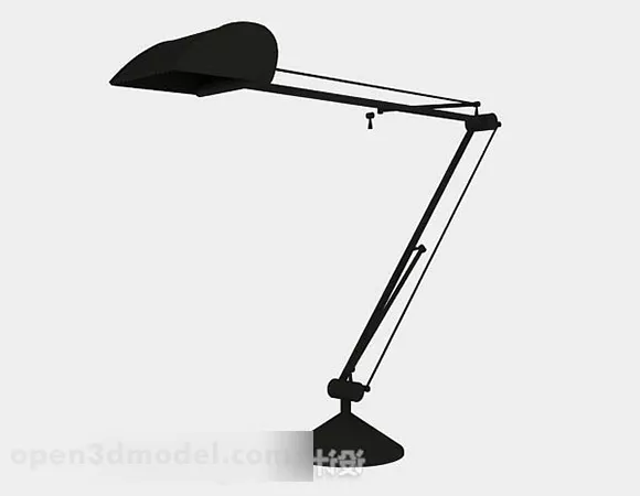 Black Desk Lamp 3d model Black Desk Lamp 3d model