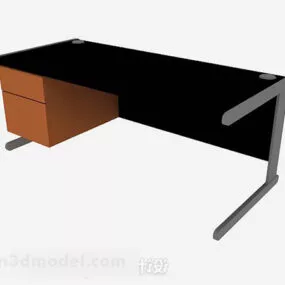 Black Desk V3 3d model