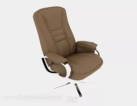 Brown Office Chair V6 3d model Brown Office Chair V6 3d model