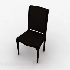 Wooden Home Chair V2 3d model