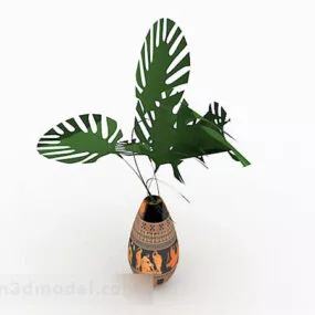 Indoor Potted Plant V3 3d model