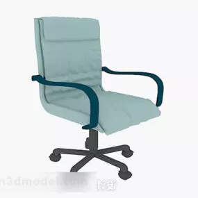 Blue Office Chair V10 3d model
