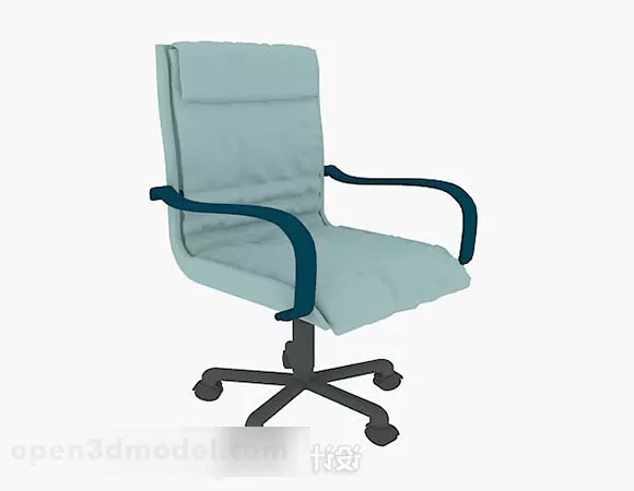Blue Office Chair V10 3d model Blue Office Chair V10 3d model