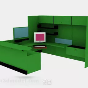 Green Desk V2 3d model