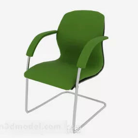 Green Lounge Chair 3d model