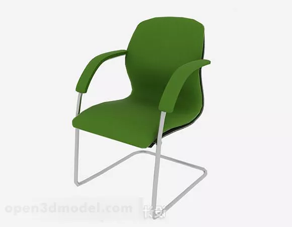Green Lounge Chair 3d model Green Lounge Chair 3d model
