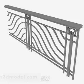 Gray Railing V4 3d model