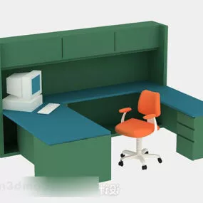 Green Desk V3 3d model
