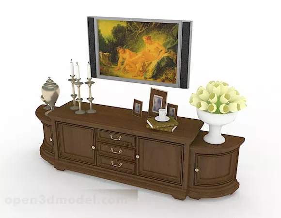 Classic Wall Table 3d model Classic Wall Table 3d model