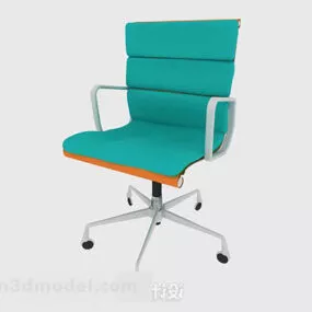 Green Office Chair V8 3d model
