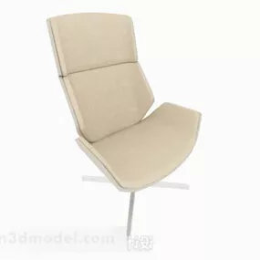 Yellow Leisure Chair V1 3d model