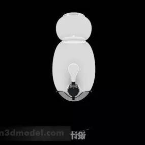 White Wall Lamp V4 3d model