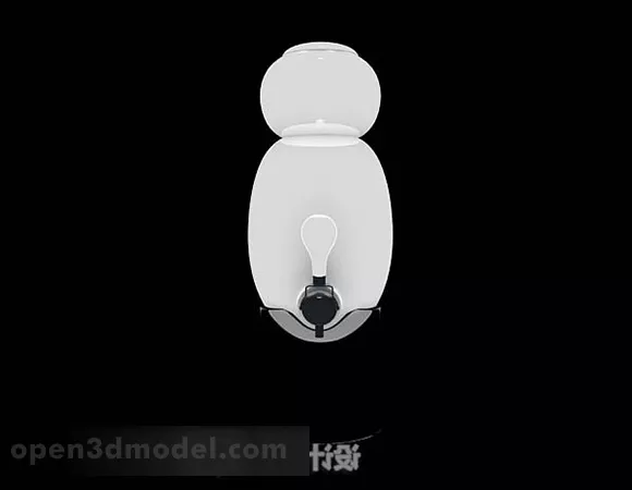 White Wall Lamp V4 3d model White Wall Lamp V4 3d model