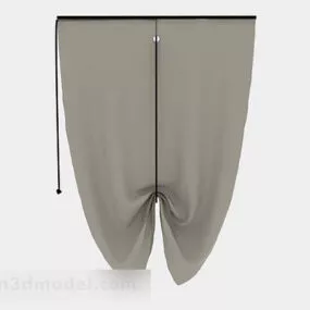 Gray Curtain V12 3d model