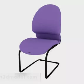 Purple Office Chair V2 3d model