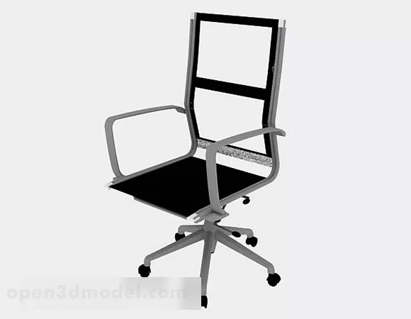 Black Office Chair V18 3d model Black Office Chair V18 3d model