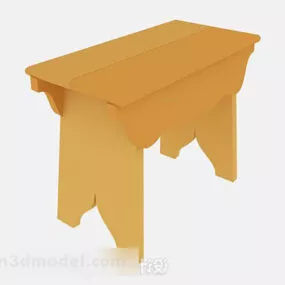 Yellow Desk V1 3d model