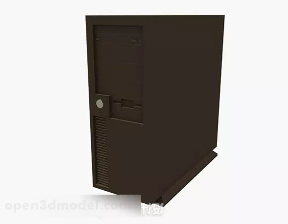 White Computer Case V1 3d model
