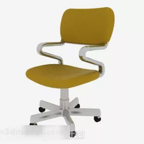 Brown Office Chair V8 3d model