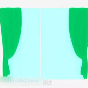 Green Curtain V4 3d model